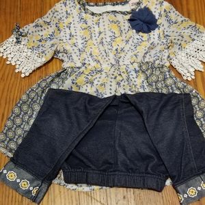 Capri pants and Peasant top